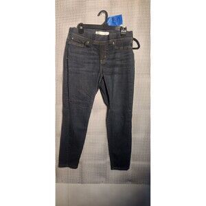 Levi's Signature Jeans Women 30x26 Dark Blue Slip On Straight